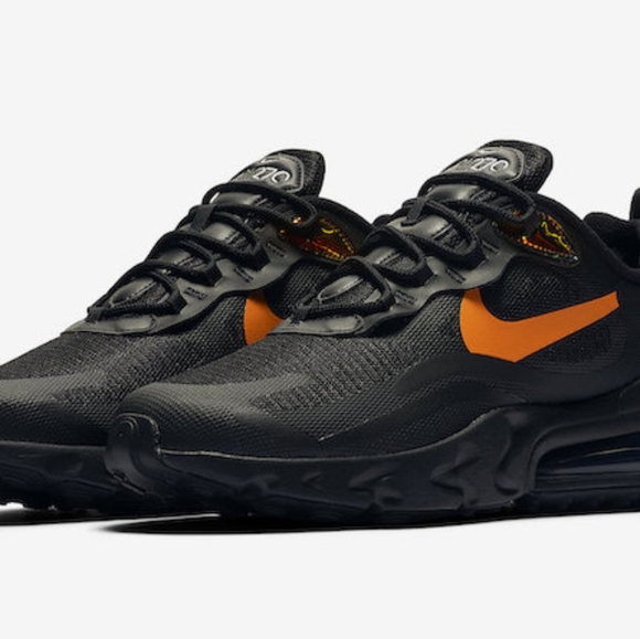 🆕️ NEW Nike Air Max 270 React 'Black Magma Orange' 🍊 - Picture 13 of 14